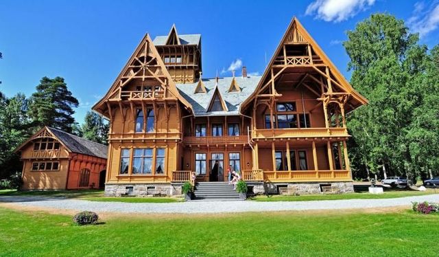 Gammel detaljerik villa