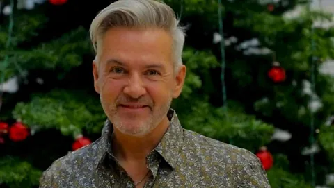 Snødekt gårdsplass