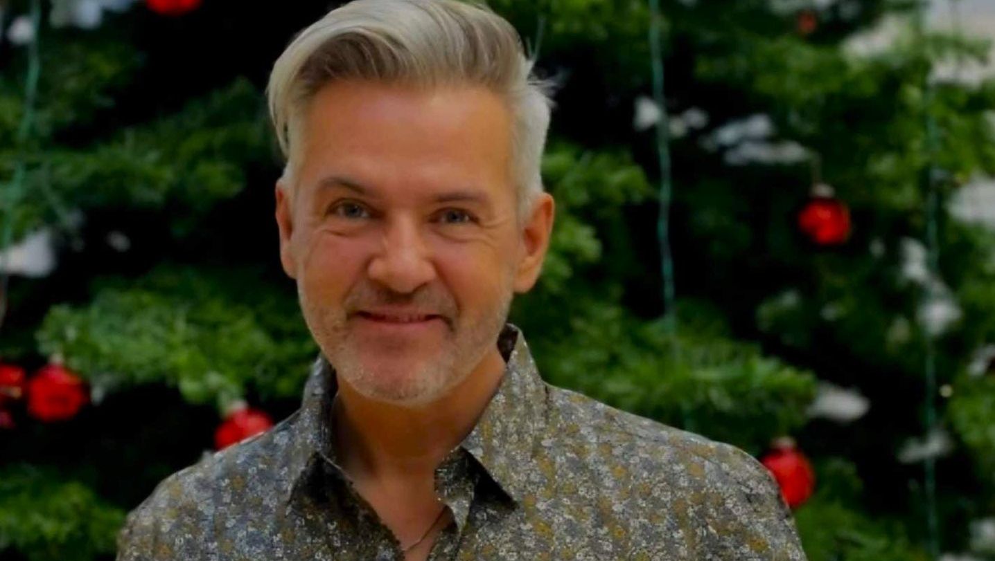 Snødekt gårdsplass